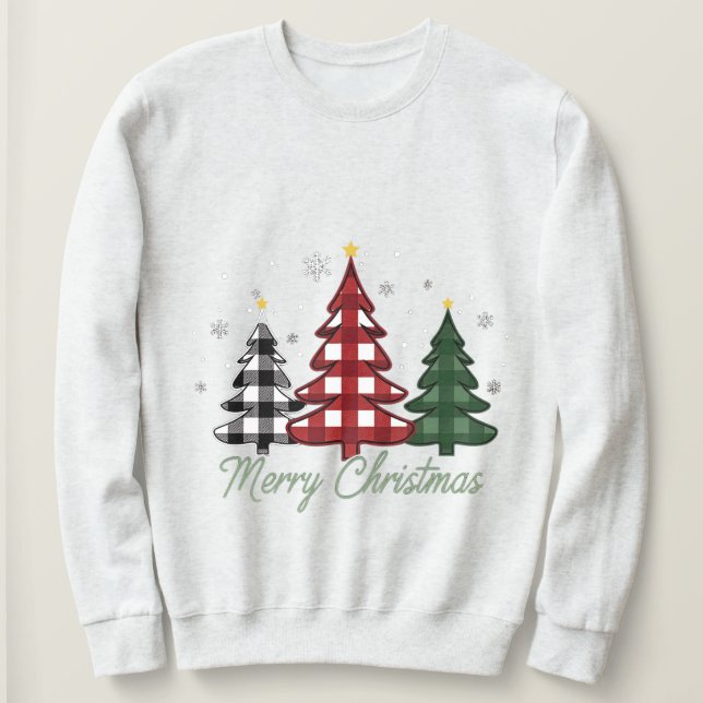 Weihnachtsbaum Sweatshirt (Design vorne)