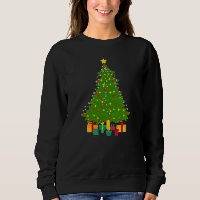Weihnachtsbaum Sweatshirt (Vorderseite)
