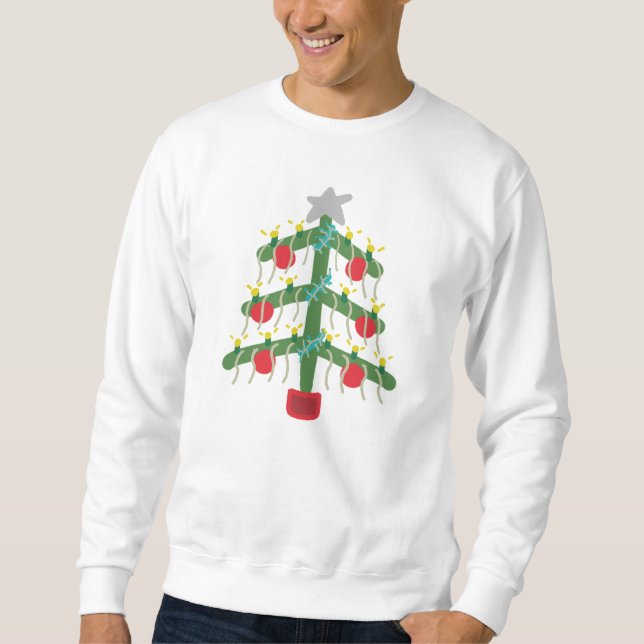 Weihnachtsbaum Sweatshirt (Vorderseite)