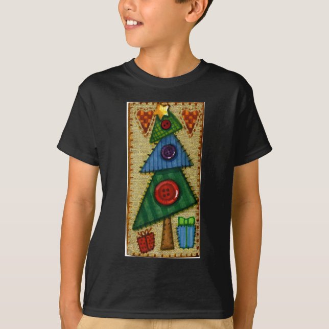 Weihnachtsbaum T-Shirt (Vorderseite)