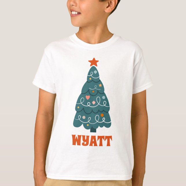 Weihnachtsbaum T-Shirt (Vorderseite)