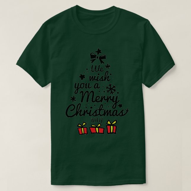 Weihnachtsbaum T-Shirt (Design vorne)