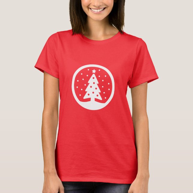 Weihnachtsbaum T-Shirt (Vorderseite)