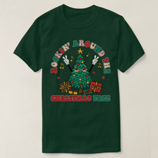 Weihnachtsbaum T-Shirt (Design vorne)