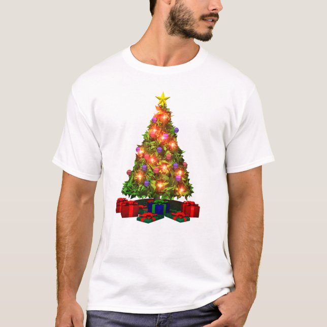 Weihnachtsbaum-T - Shirt (Vorderseite)