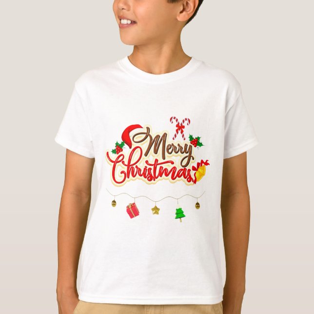 Weihnachtsbaum T-Shirt (Vorderseite)