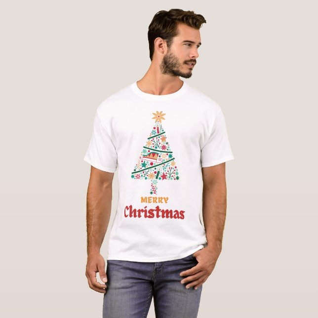 Weihnachtsbaum T-Shirt (Vorne ganz)