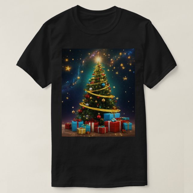 Weihnachtsbaum T-Shirt (Design vorne)