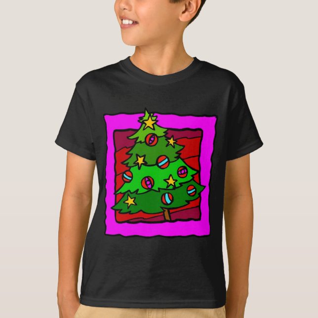 Weihnachtsbaum T-Shirt (Vorderseite)