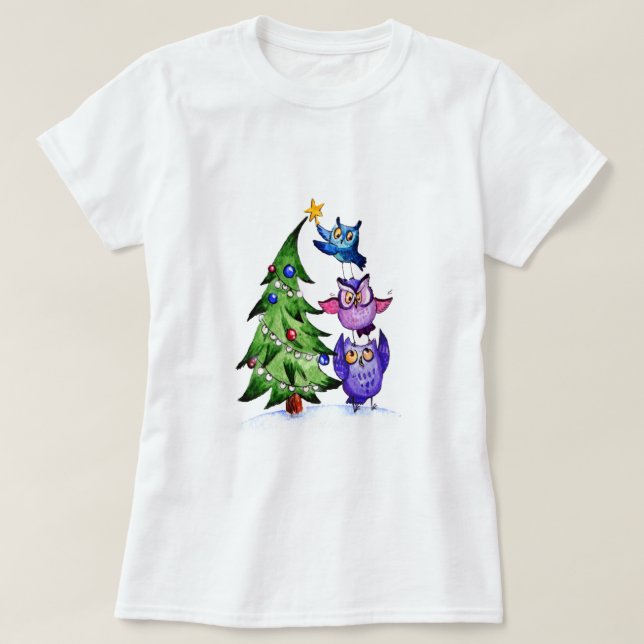 Weihnachtsbaum T-Shirt (Design vorne)