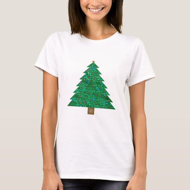 Weihnachtsbaum T-Shirt (Vorderseite)