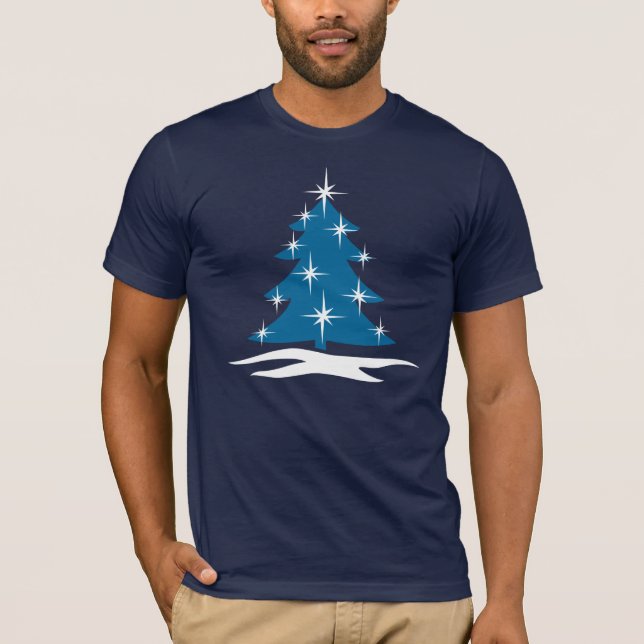 Weihnachtsbaum-T - Shirt-klassisches T-Shirt (Vorderseite)