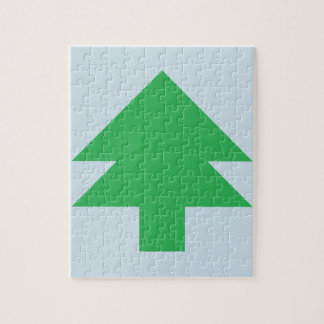 Weihnachtsbaum Tangram Puzzle