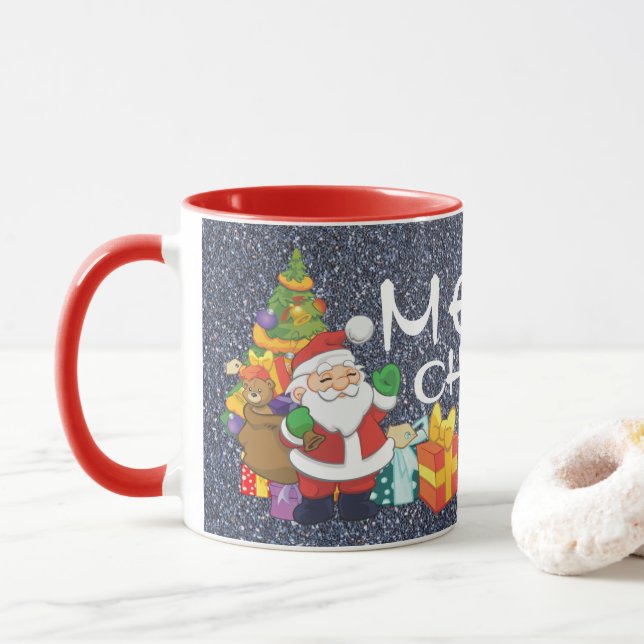 Weihnachtsbaum Tasse (Mit Donut)