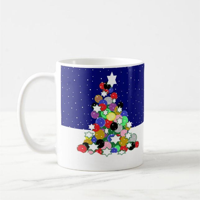 Weihnachtsbaum-Tasse Kaffeetasse (Links)