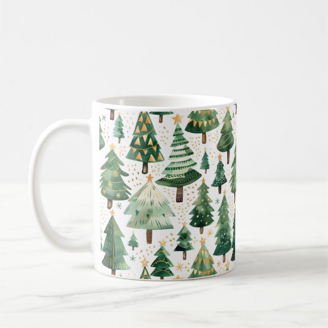 Weihnachtsbaum-Tasse Kaffeetasse (Links)