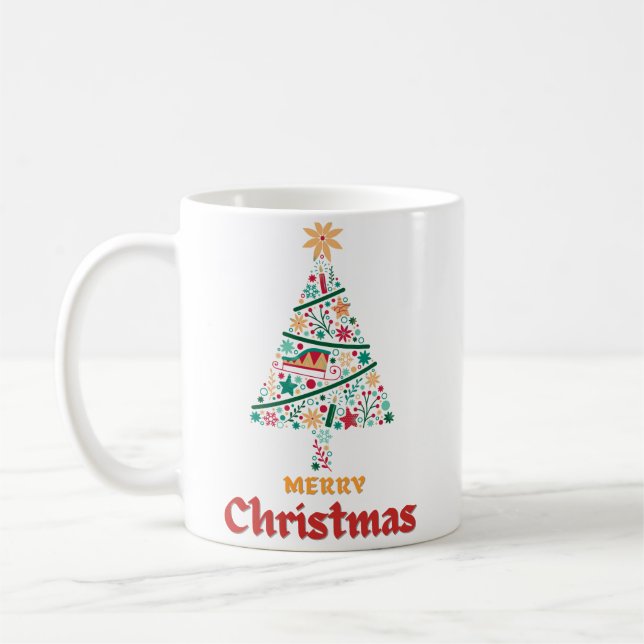 Weihnachtsbaum-Tasse Kaffeetasse (Links)