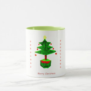 Weihnachtsbaum-Tasse Tasse