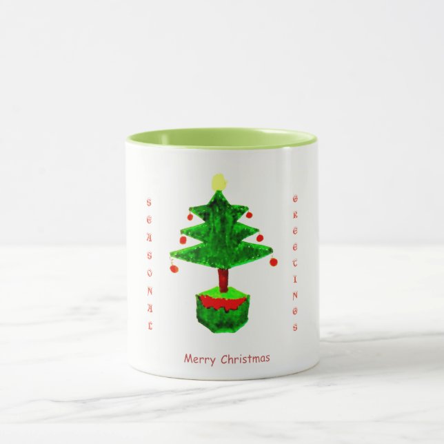 Weihnachtsbaum-Tasse Tasse (Zentrum)
