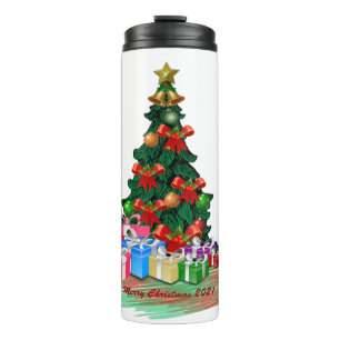 Weihnachtsbaum Thermal Tumbler Thermosbecher