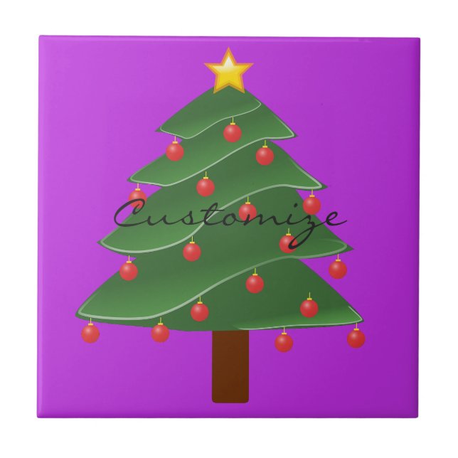 Weihnachtsbaum Thunder_Cove Fliese (Vorderseite)