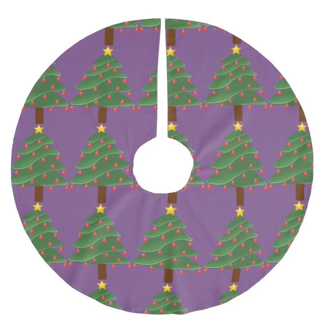 Weihnachtsbaum Thunder_Cove Polyester Weihnachtsbaumdecke (Vorderseite)