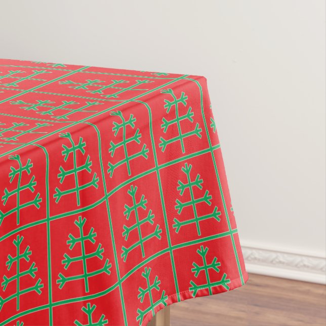 Weihnachtsbaum Tischdecke (Beispiel)