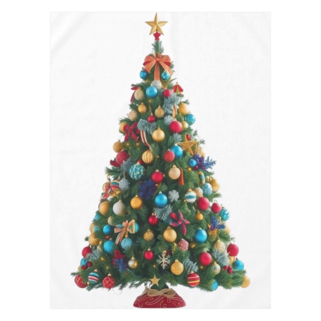 Weihnachtsbaum Tischdecke (Vorderseite)
