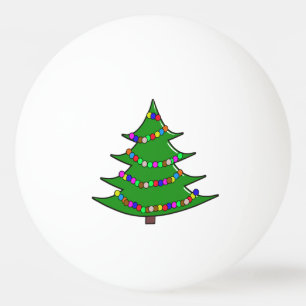 Weihnachtsbaum Tischtennisball
