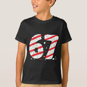Weihnachtsbaum-Torten 67 Meme Gen Alpha Slang Kind T-Shirt