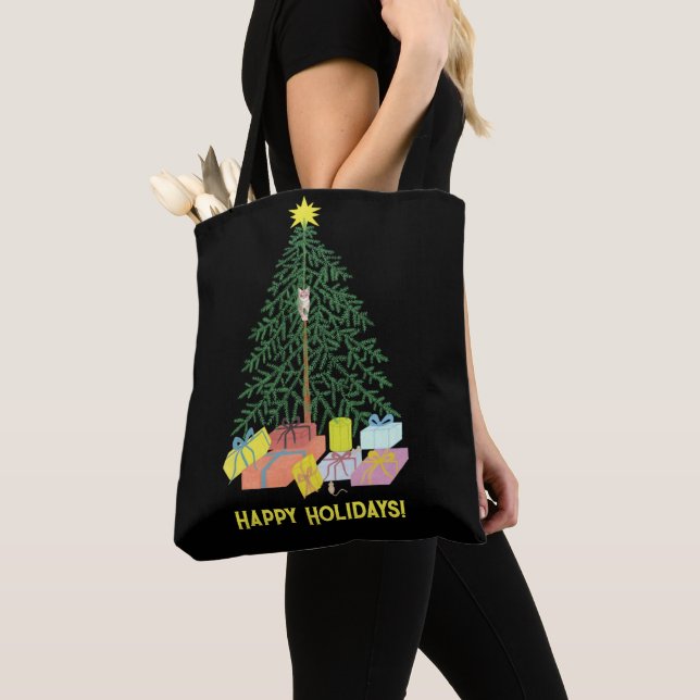 Weihnachtsbaum Tote Tasche (Von Nahem)