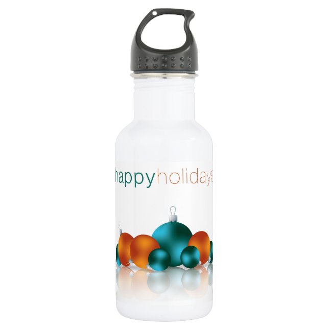 Weihnachtsbaum Trinkflasche (Vorderseite)