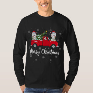 Weihnachtsbaum Truck Havanese Dog Chr T-Shirt