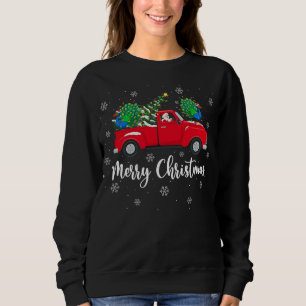 Weihnachtsbaum Truck Peacock Bird Chr Sweatshirt