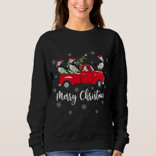 Weihnachtsbaum Truck Puffin Bird Chri Sweatshirt