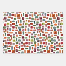 Weihnachtsbaum und Geschenke Geschenkpapier Set