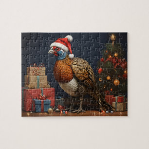Weihnachtsbaum und Geschenke Puzzle