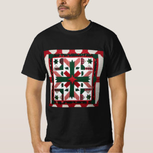 Weihnachtsbaum- und Nähmaschine T-Shirt