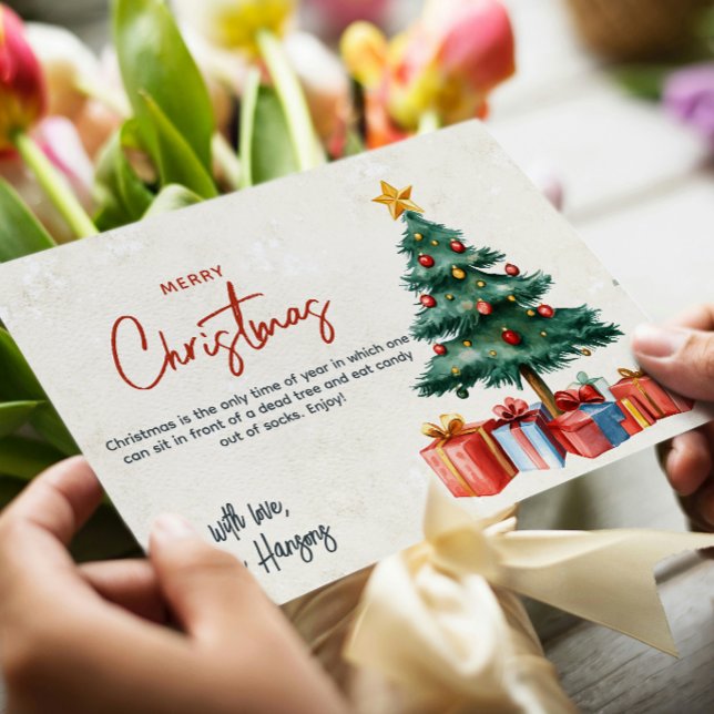 Weihnachtsbaum und präsentiert frohe Weihnachten C (Von Creator hochgeladen)