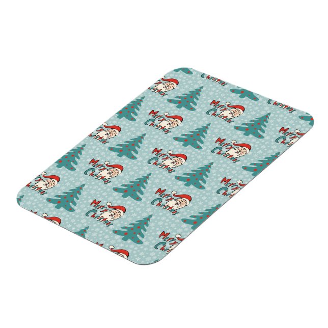 Weihnachtsbaum und Santa-Claus Magnet (Linke Seite)