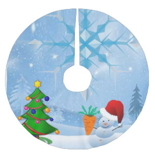 Weihnachtsbaum-Unterlage Polyester Weihnachtsbaumdecke