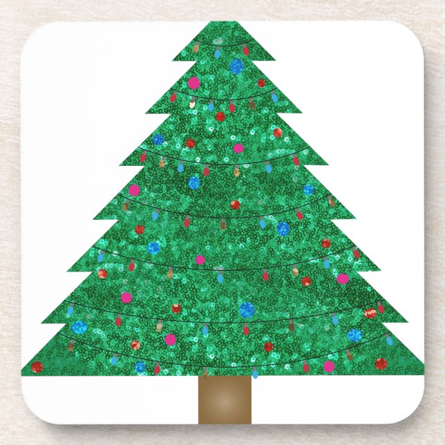 Weihnachtsbaum Untersetzer (Vorderseite)