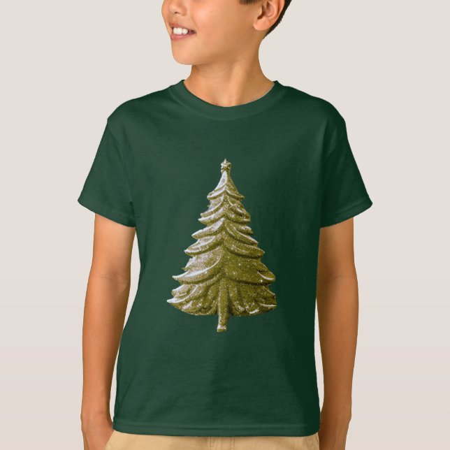 Weihnachtsbaum Urlaub T-Shirt (Vorderseite)