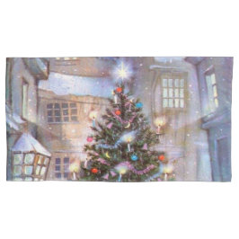 Weihnachtsbaum Vintag Kissenbezug