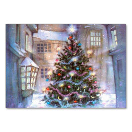 Weihnachtsbaum Vintag Tischnummer