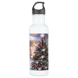 Weihnachtsbaum Vintag Trinkflasche