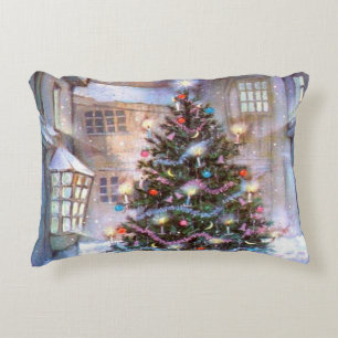 Weihnachtsbaum Vintag Zierkissen