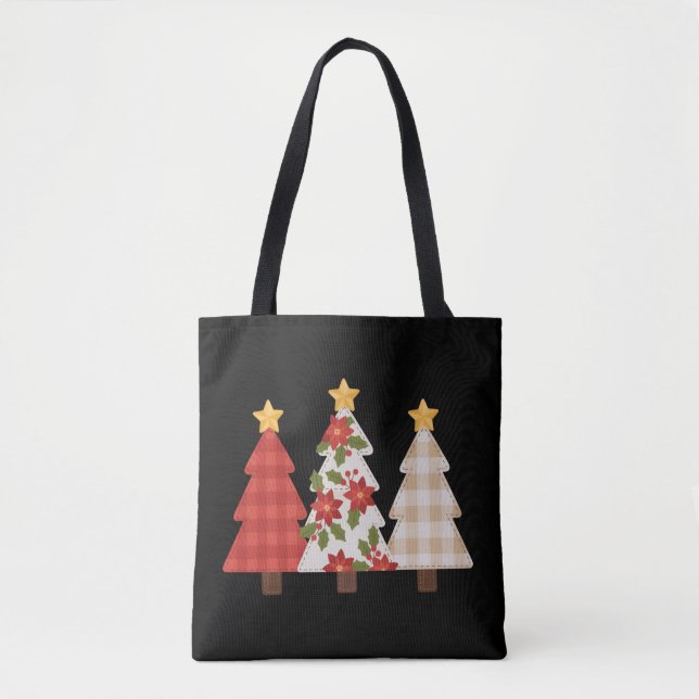 Weihnachtsbaum Vintage Patchwork Süße Feiertage  (Vorderseite)