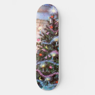 Weihnachtsbaum Vintage Skateboard