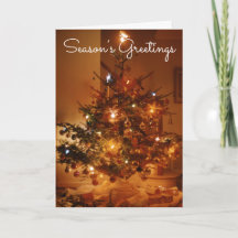 Weihnachtsbaum-Vintager Feiertags-Zug u. Stadt